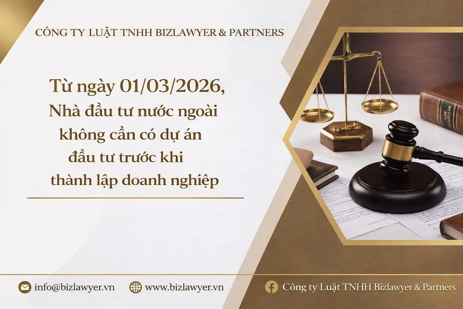 Nhà đầu tư không cần có dự án đầu tư trước khi thành lập doanh nghiệp